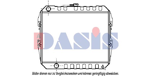 AKS DASIS radiatorius, variklio aušinimas 213060N